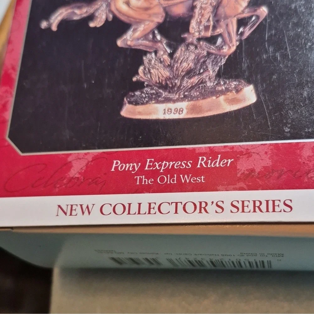Hallmark Keepsake Pony Express Rider Ornament The Old West 1998